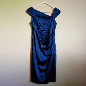 Maggy London blue cocktail dress